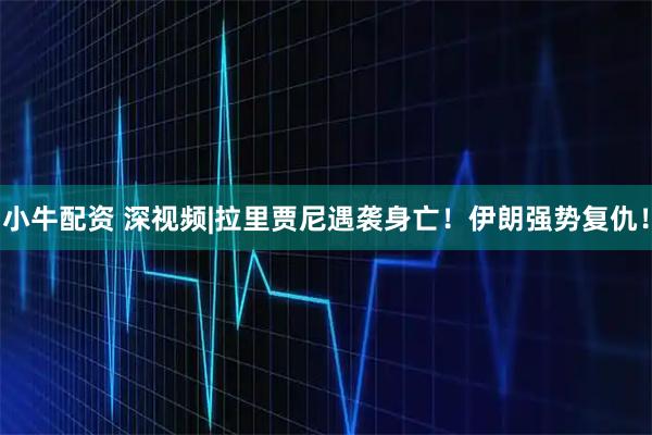 小牛配资 深视频|拉里贾尼遇袭身亡！伊朗强势复仇！